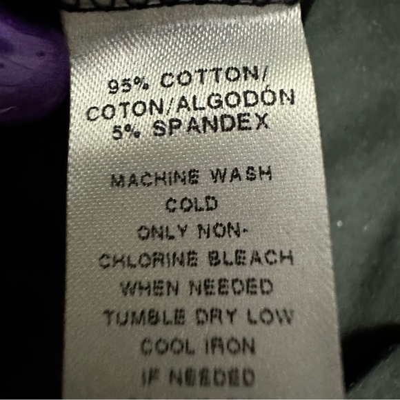 Black Off Shoulder Form-fitting Cotton Top 3/4 Sleeves by LOFT - NWTS! LP - Picture 7 of 7